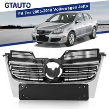 For 2005-2010 Vw Jetta Mk5 Front Bumper Upper Grille Grill W Chrome For 2005-2010 Vw Jetta Mk5 Front Bumper Upper Grille Grill W Chrome