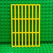 Lego Castle Gate Bar 9x13 Grille (6046)  Yellow