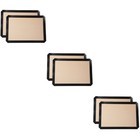  3 Pieces Silikonmatten Zum Backen Silikon-backfolie Backwerkzeug