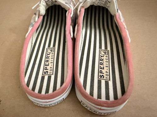 Sperry Top-Sider Damen-Bootsschuh 7,5 M pastellfarben kariert Pantolette-Stil - Bild 5 von 8