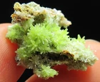 4.1g flowery green pyromorphite crystal mineral specimen Daoping,China