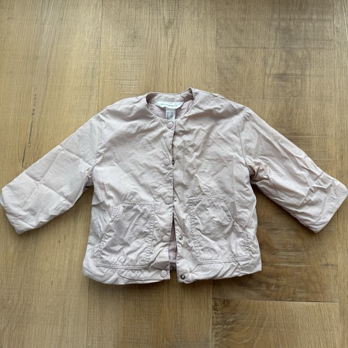H&M Adorables NEW NWOT Girls Dusty Pink Lightly Padded Jacket - Size 4T - Picture 3 of 6