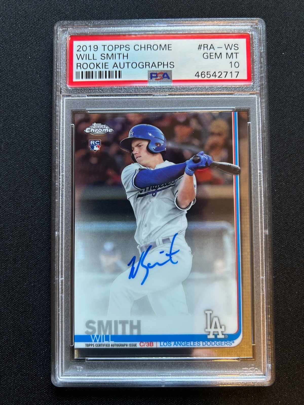 2019 Topps Chrome - Rookie Autographs Will Smith PSA 10 RC