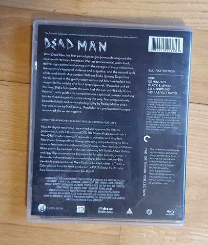 Dead Man - Jim Jarmusch - Criterion Collection US Code A - Blu-Ray English - Bild 2 von 4