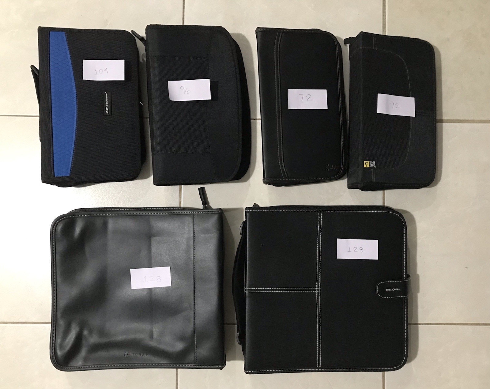 [Lot of 6] CD/DVD Case Binder Holder Storage - Total Storage