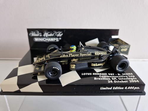 Minichamps 1/43 JPS Lotus Renault 98T B. Senna - Gp Brasile 2004 - 400045412 - Foto 1 di 6
