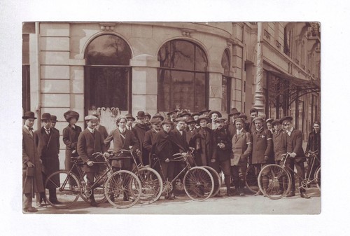 1910 Russian Canteen Restaurant in Geneva Russia Political Expats Students bike - Picture 1 of 2