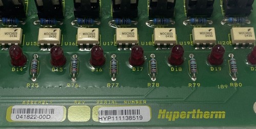 HYPERTHERM 041822-00D / 04182200D STEUERPLATINE SOCKEL DEFEKT SIEHE BILD 2 - Bild 7 von 7
