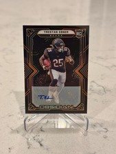 Trestan Ebner 2022 Panini Obsidian Orange Electric Rookie Auto #/99 - Bears RC
