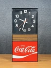 Vintage '70s Coca-Cola Working Wall Clock - 21 x 10"