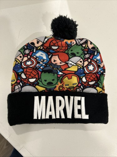 Marvel Comics Strickmütze mit Print! Favoriten mit mehreren Figuren! Einheitsgröße