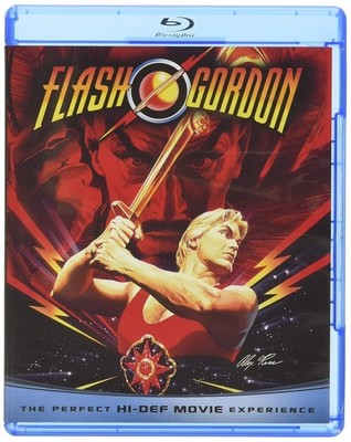 Flash Gordon (Blu-ray, 1980) Sam J. Jones, Melody Anderson, Max Von Sydow