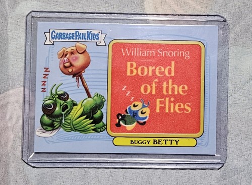 GPK Garbage Kids 2022 Bored of the Flies Patch Relic Buggy Betty 10/50 Perfect - Picture 1 of 3