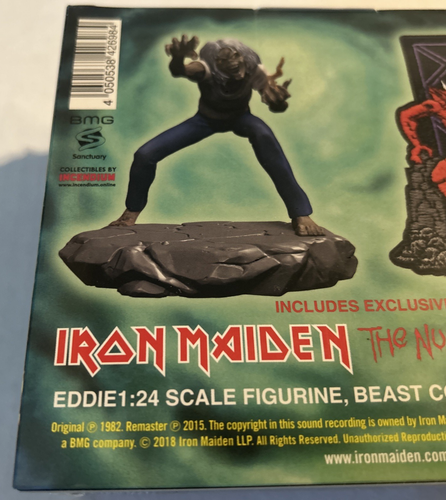 *SEALED*IRON MAIDEN-NUMBER OF THE BEAST-2015 CD BOX SET W/EDDIE FIGURINE & PATCH - Picture 8 of 24
