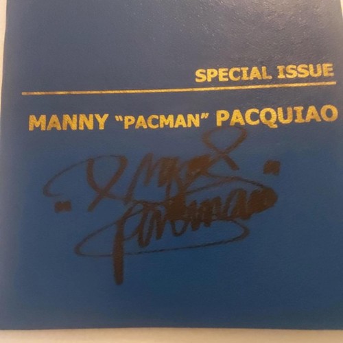 RARE Manny Pacquiao set of 2 FDC stamps folder Authentic signature Signed +COA - Picture 4 of 9