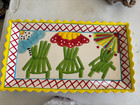 Becca The JWM Collection Serving tray platter tropical design Whimsical