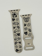 Engraved Halloween Disney Watch Band For Apple Watch Series 38mm / 40mm / 41mm