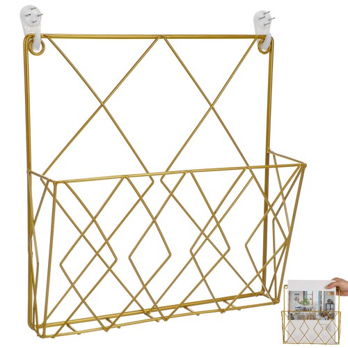 Metal Wire Magazine Rack Book