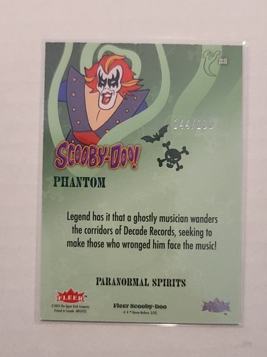 2025 Fleer Scooby-Doo - Phantom #88 Paranormal Spirits Parallel 144/199 - Picture 2 of 2