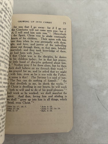 Steps to Christ by Ellen White c. 1908 Army & Navy Edition - Picture 10 of 12