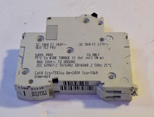 1 NEUER SCHNEIDER 24512 MINIATUR-SCHUTZSCHALTER NNB ***ANGEBOT MACHEN*** - Bild 2 von 2