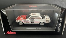 Schuco Opel Commodore B GS/E weiss RAC Rallye Beaumont 1:43 OVP