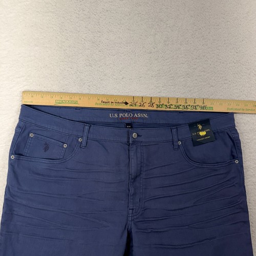 U.S. Polo Assn. Pantalones Cortos Carga Azul Marino Elastizados Nuevo con Etiquetas Clásico Polo Chino Talla 46 (W47) - Imagen 5 de 10
