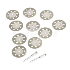 10Pc/Set Grit 150 Diamond Cutting Grinding Wheel Power Rotary Cut Off Blade Disc