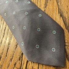 Vintage EUC Remington Silk Blend Foulard Tie Men  s USA Made Necktie