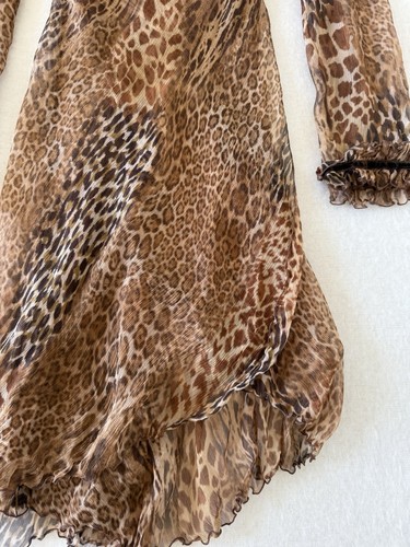 Vestido Blugirl Blumarine Leopardo M - Imagen 5 de 5