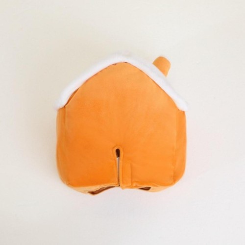 Gingerbread House Plush Hat Lightweight Hairdress Hat for Thanksgiving Men Women - Picture 5 of 6