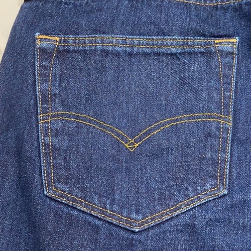 Levi's 501 Original Jeans Men's 36x30 Blue Dark Wash Straight Button Fly Denim - Picture 9 of 19