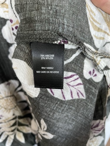 NWT Torrid Women’s Button-Up Kimono Shirt Size 6X grey White Floral - Picture 11 of 11