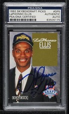 PSA/DNA 1992 Skybox LaPhonso Ellis #DP5 PSA/DNA Authentic Card & Auto Rookie RC
