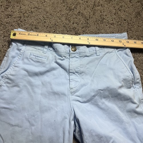 Johnnie-O Khaki Blue Chino Shorts Boys Size 16 - Picture 4 of 8