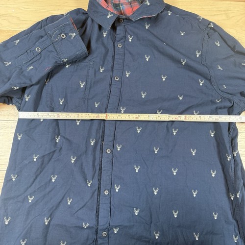 Jeremiah Reversible Double Duty Long Sleeve Shirt Mens XXL Plaid Stag Buck Deer - Picture 7 of 10