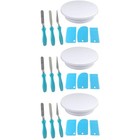 21 PCS /Set Cake Rotating Turntable Plastic Spatula Baking Tools Cake