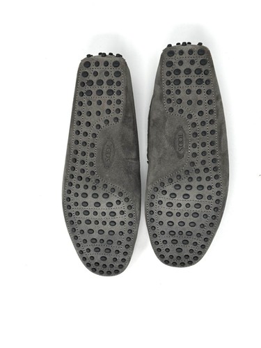 Tod’s Gommino Driving Loafers Moccasins Gray Suede Mens US 9.5 - Picture 8 of 8