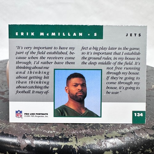 Juego profesional de la NFL Pro 1991 tarjeta coleccionable de retrato 101-200 tú eliges divertido regalo de novedad - Imagen 66 de 188