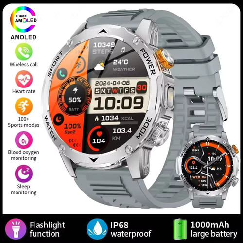 2025 Smart Watch 1.7-Inch Large Screen 1000mAh Battery Adult Men Fitness Tracker - Picture 9 of 24