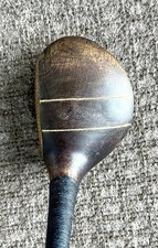 Antique Vintage Hickory Stripe Top Brassie Spoon 41 1/2" length 18 Loft C0 SW