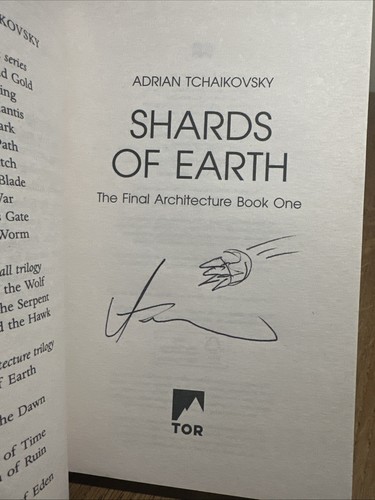 Final Architecture Trilogy by Adrian Tchaikovsky SIGNED & DOODLED UK Tor PB Set - Picture 2 of 13