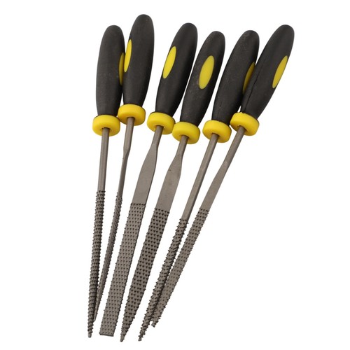 6x 140mm Mini Metallfeile Raspel Nadelfeile Holz Handwerkzeuge Set Holzbearbeitu - Bild 3 von 12