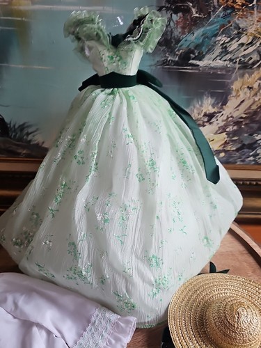 Franklin Mint Via col vento "Scarlett O'Hara" 16" vinile ritratto OUTFIT CO - Foto 16 di 21