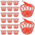  20Set Eggs Mesh Bags: Plastic Produce Net with Buckles and Basket - Mesh
