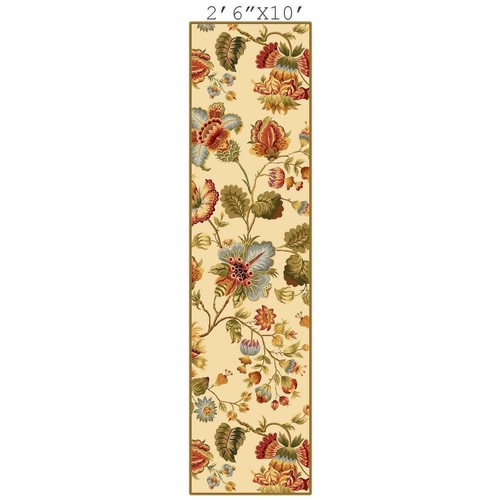 Safavieh Chelsea Round Rug Ivory Runner 2'-6" X 10' - Picture 1 of 2