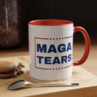 MAGA Tears Coffee Mug, Blue Wave Celebration Ceramic Mug 11oz 15oz