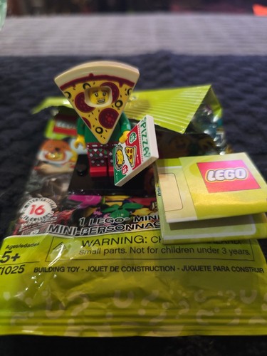 Lego 71025 Serie 19 Pizza Guy Anzug Peperoni Minifiguren City Stadt NEU Original - Bild 1 von 3
