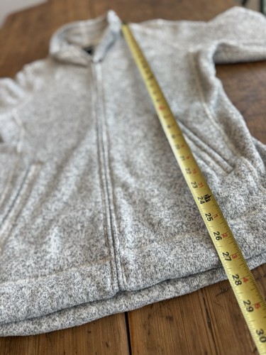 The North Face Women's Sz L Gray Fleece Zip Up Sweater Long Sleeve - Picture 10 of 10