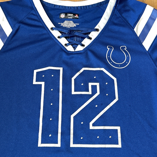 Indianapolis Colts #12 Andrew Luck NFL Jersey Women’s Size L - Picture 2 of 7